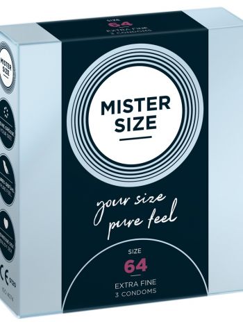 Prezervative Mister Size 64mm, 3 buc